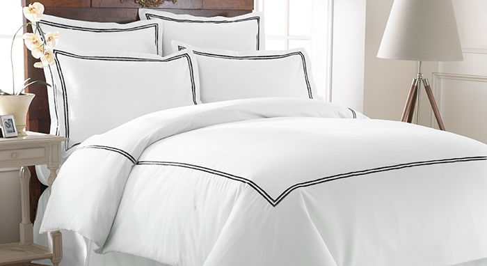 T600 DUVET SET BLACK